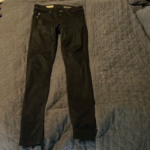 Low rise AG Adriano Goldschmied black Jegging super skinny fit.